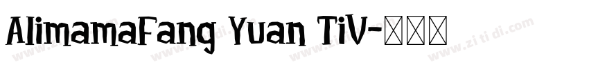 AIimamaFang Yuan TiV字体转换